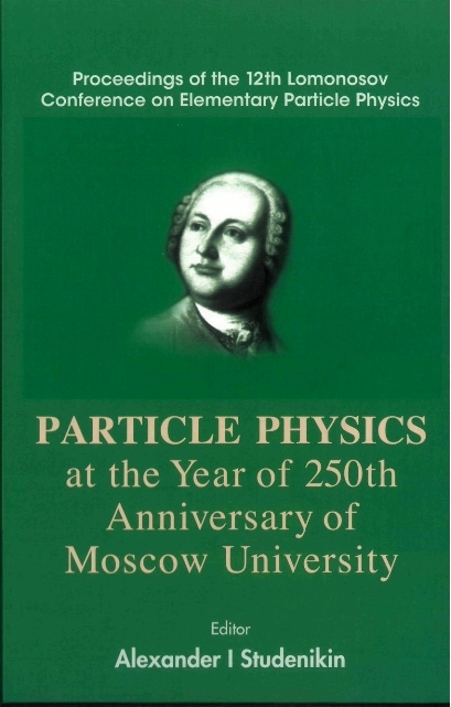 PARTICLE PHYSICS AT THE YEAR OF THE ... - 