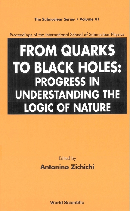 FROM QUARKS TO BLACK HOLES         (V41) - 