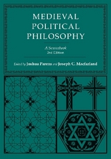 Medieval Political Philosophy - Parens, Joshua; Macfarland, Joseph C.