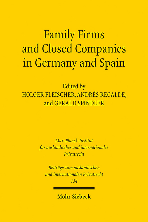 Family Firms and Closed Companies in Germany and Spain - 