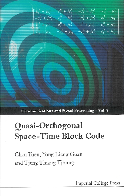 QUASI-ORTHOGONAL SPACE-TIME BLOCK...V2 - Yong Liang Guan, Tjeng Thiang Tjhung, Chau Yuen