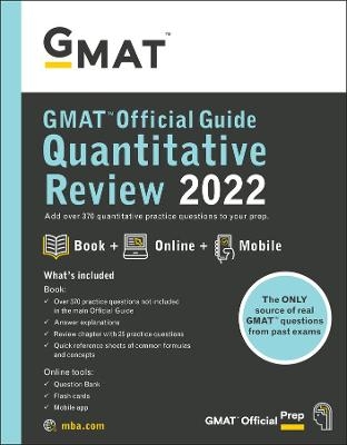 GMAT Official Guide Quantitative Review 2022 -  GMAC (Graduate Management Admission Council)