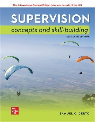 Supervision: Concepts and Skill-Building ISE - Samuel Certo