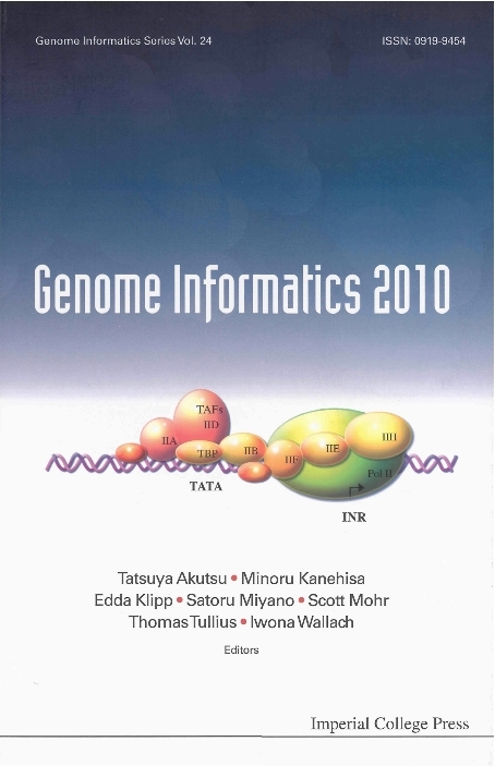 GENOME INFORMATICS 2010 (V24) - 