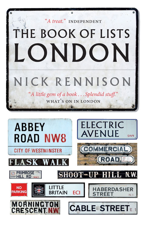 The Book Of Lists London -  Nick Rennison