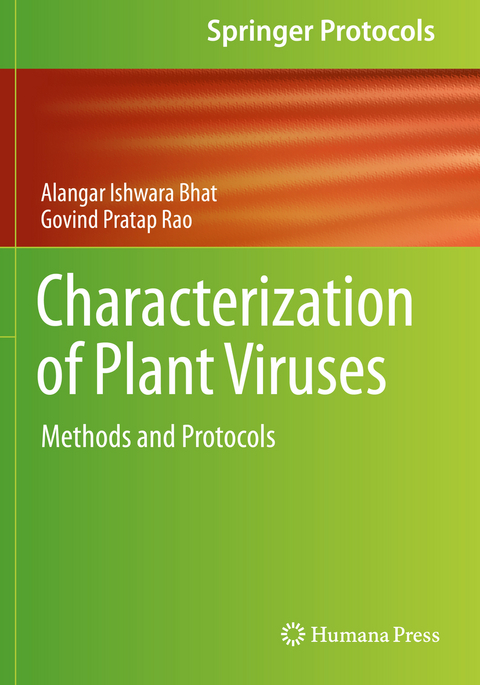 Characterization of Plant Viruses - Alangar Ishwara Bhat, Govind Pratap Rao