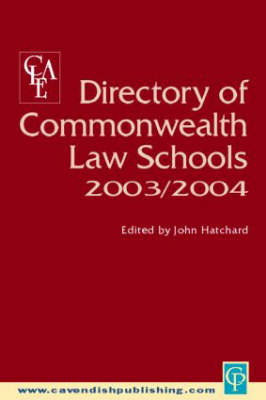 Directory of Commonwealth Law Schools 2003-2004 -  Clea