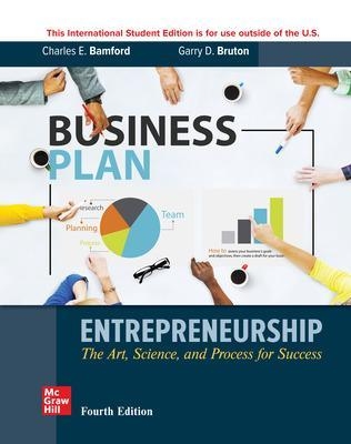 Entrepreneurship: The Art Science and Process for Success ISE - Charles Bamford, Garry Bruton