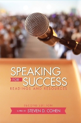 Speaking for Success - Steven D. Cohen