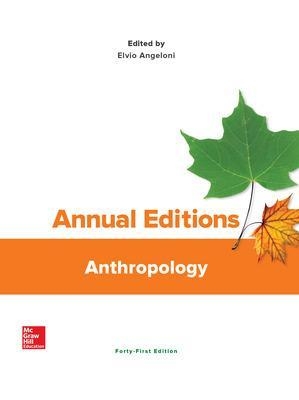 Annual Editions: Anthropology - Elvio Angeloni