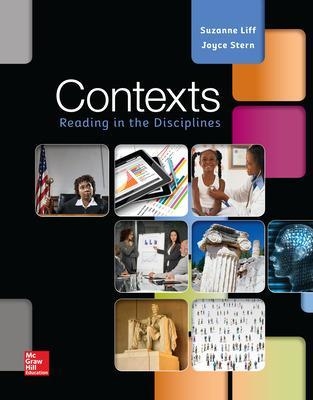 Looseleaf for Contexts: Reading in the Disciplines - Suzanne Liff, Joyce Stern