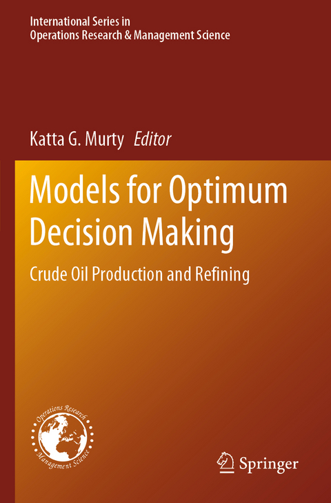 Models for Optimum Decision Making - 