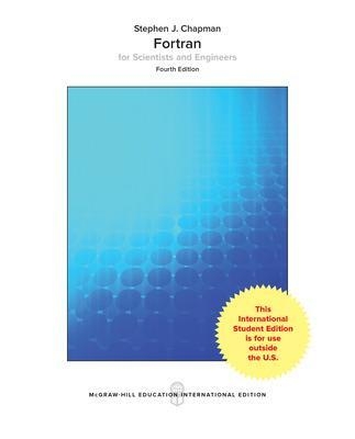 ISE FORTRAN FOR SCIENTISTS & ENGINEERS - Stephen Chapman