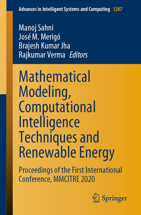 Mathematical Modeling, Computational Intelligence Techniques and Renewable Energy - 