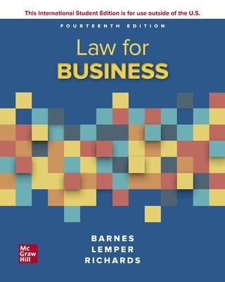 ISE Law for Business - A. James Barnes, Eric Richards, Timothy Lemper