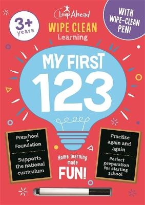 Leap Ahead Wipe Clean Learning: 3+ years My First 123 -  Autumn Publishing