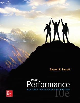 Peak Performance: Success in College and Beyond - Sharon Ferrett