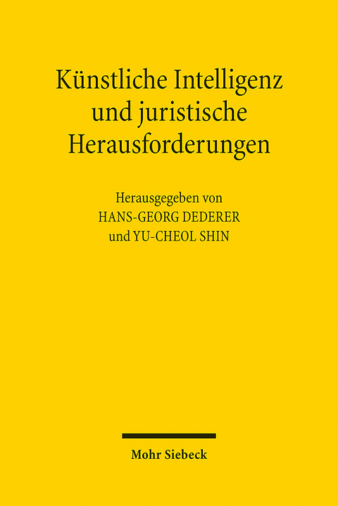 Künstliche Intelligenz und juristische Herausforderungen - 