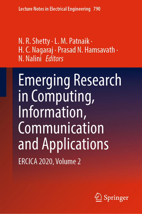 Emerging Research in Computing, Information, Communication and Applications - 