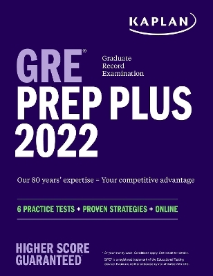 GRE Prep Plus 2022 -  Kaplan Test Prep