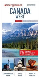 Insight Guides Travel Map Canada West - 