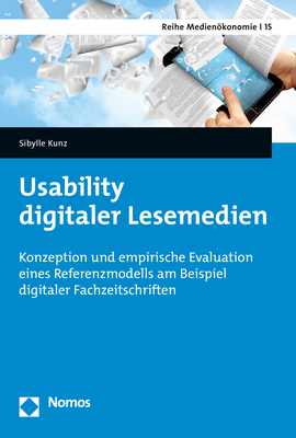 Usability digitaler Lesemedien - Sibylle Kunz