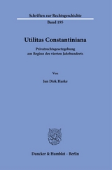 Utilitas Constantiniana. - Jan Dirk Harke