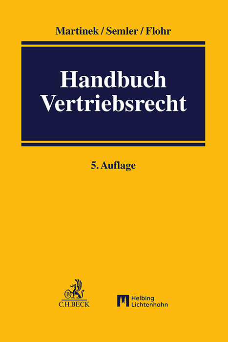 Handbuch Vertriebsrecht - 