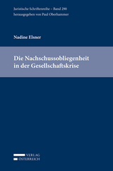 Die Nachschussobliegenheit in der Gesellschaftskrise - Nadine Elsner