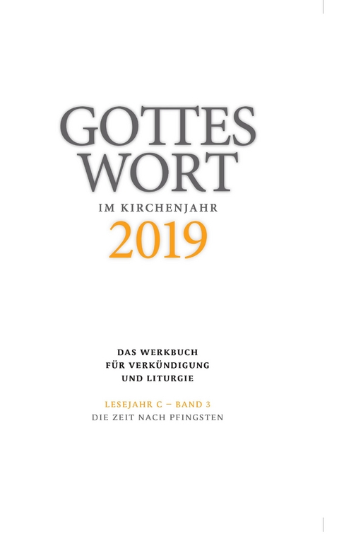 Gottes Wort im Kirchenjahr