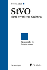 StVO Straßenverkehrs-Ordnung - 