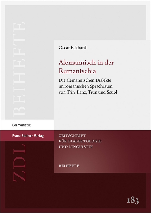 Alemannisch in der Rumantschia - Oscar Eckhardt