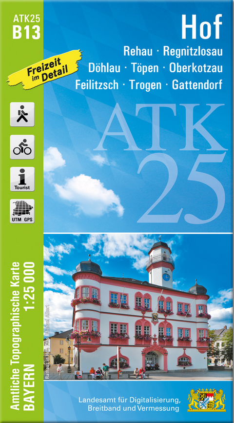 ATK25-B13 Hof (Amtliche Topographische Karte 1:25000)