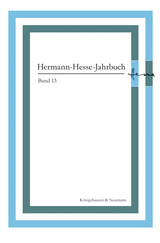 Herrmann-Hesse-Jahrbuch, Band 13 - 