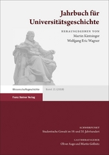 Jahrbuch für Universitätsgeschichte 21 (2018) - 