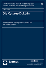 Die Cy-près-Doktrin - Lotte Busch