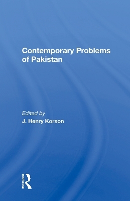 Contemporary Problems Of Pakistan - 