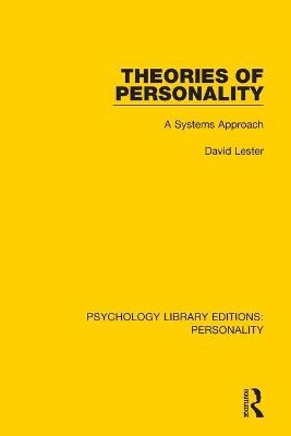 Theories of Personality - David Lester