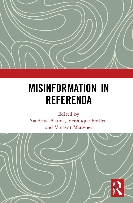 Misinformation in Referenda - 