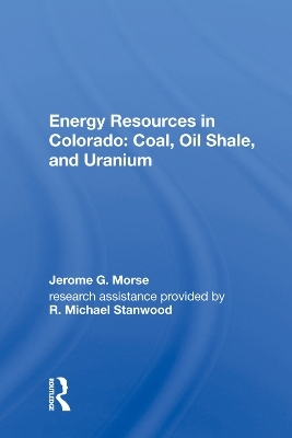 Energy Resources In Colo - Jerome G. Morse