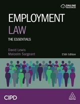 Employment Law - Lewis, David Balaban; Sargeant, Malcolm