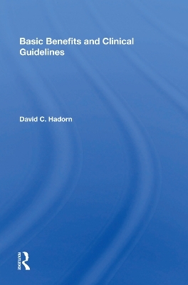 Basic Benefits And Clinical Guidelines - 