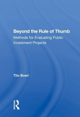 Beyond the Rule of Thumb - Tito Boeri