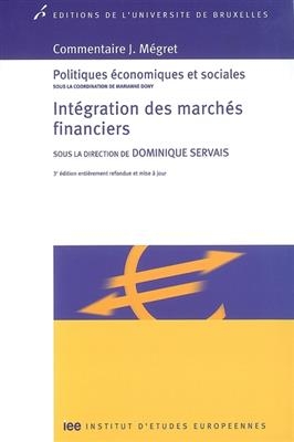 INTEGRATION DES MARCHES FINANCIERS -  SERVAIS 3E ED 2007