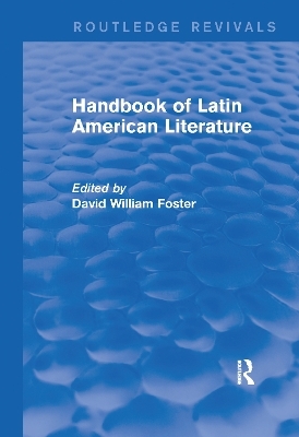 Handbook of Latin American Literature (Routledge Revivals) - 