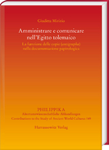 Amministrare e comunicare nell’Egitto tolemaico - Giuditta Mirizio