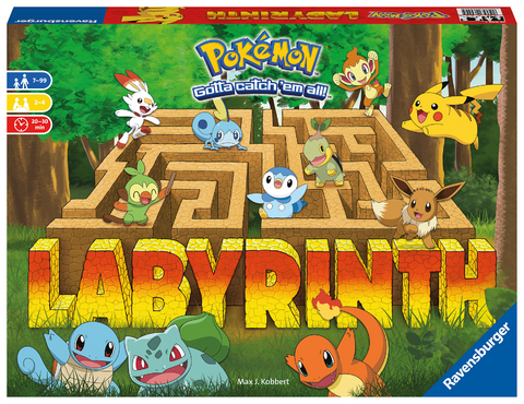 Ravensburger 26949 - Pokémon Labyrinth - Familienspiel für 2-4 Spieler ab 7 Jahren - Max J. Kobbert