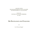 Die Prostagmata der Ptolemäer - Eva Christina Käppel