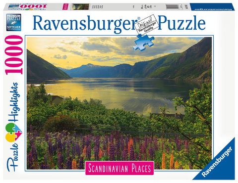 Ravensburger Puzzle Scandinavian Places 16743 - Fjord in Norwegen - 1000 Teile Puzzle für Erwachsene und Kinder ab 14 Jahren