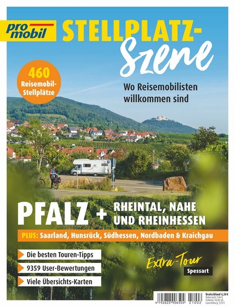 pro mobil Stellplatz-Szene - Pfalz + Rheintal, Nahe und Rheinhessen